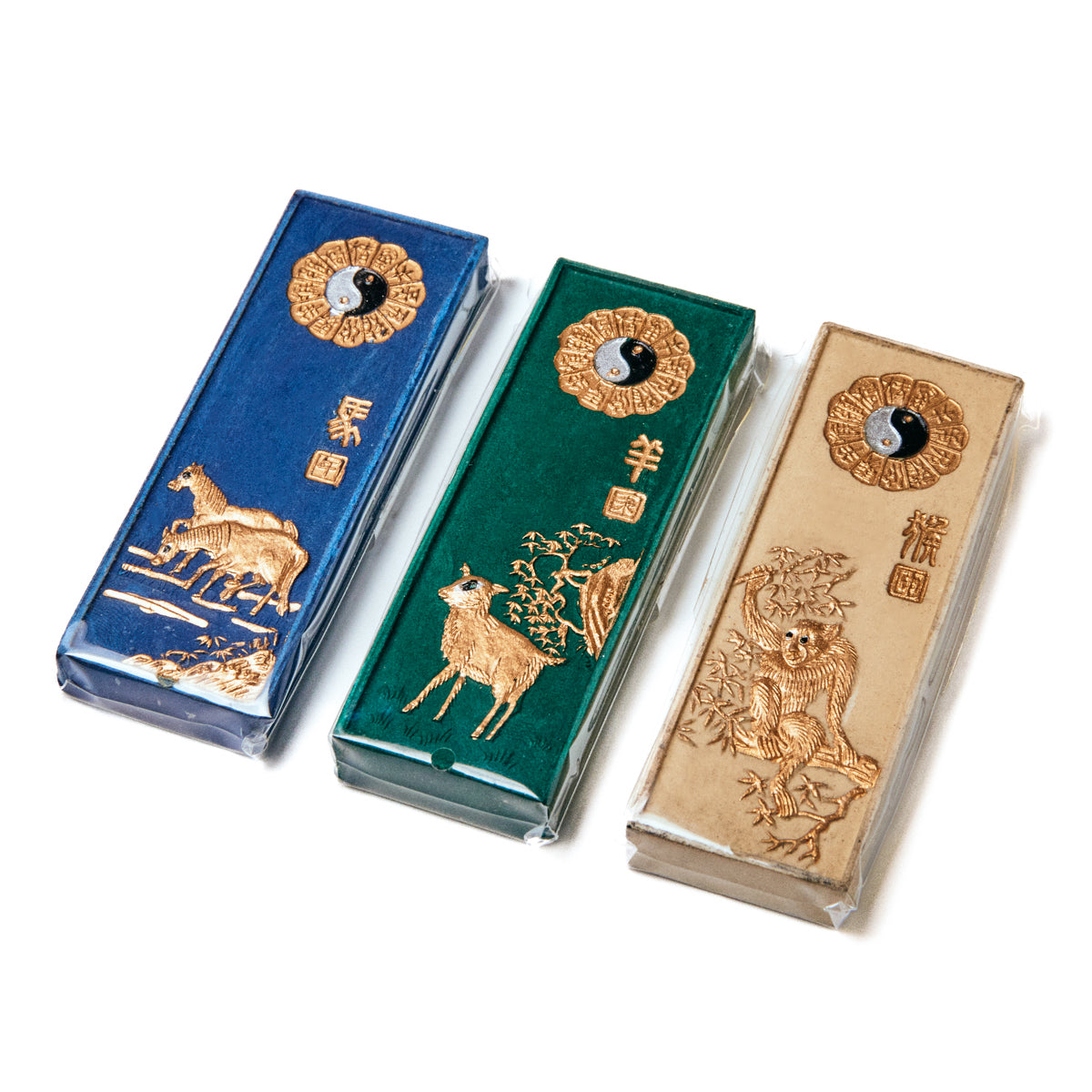 書道　墨　十二生肖墨　2.0丁型 x １２本