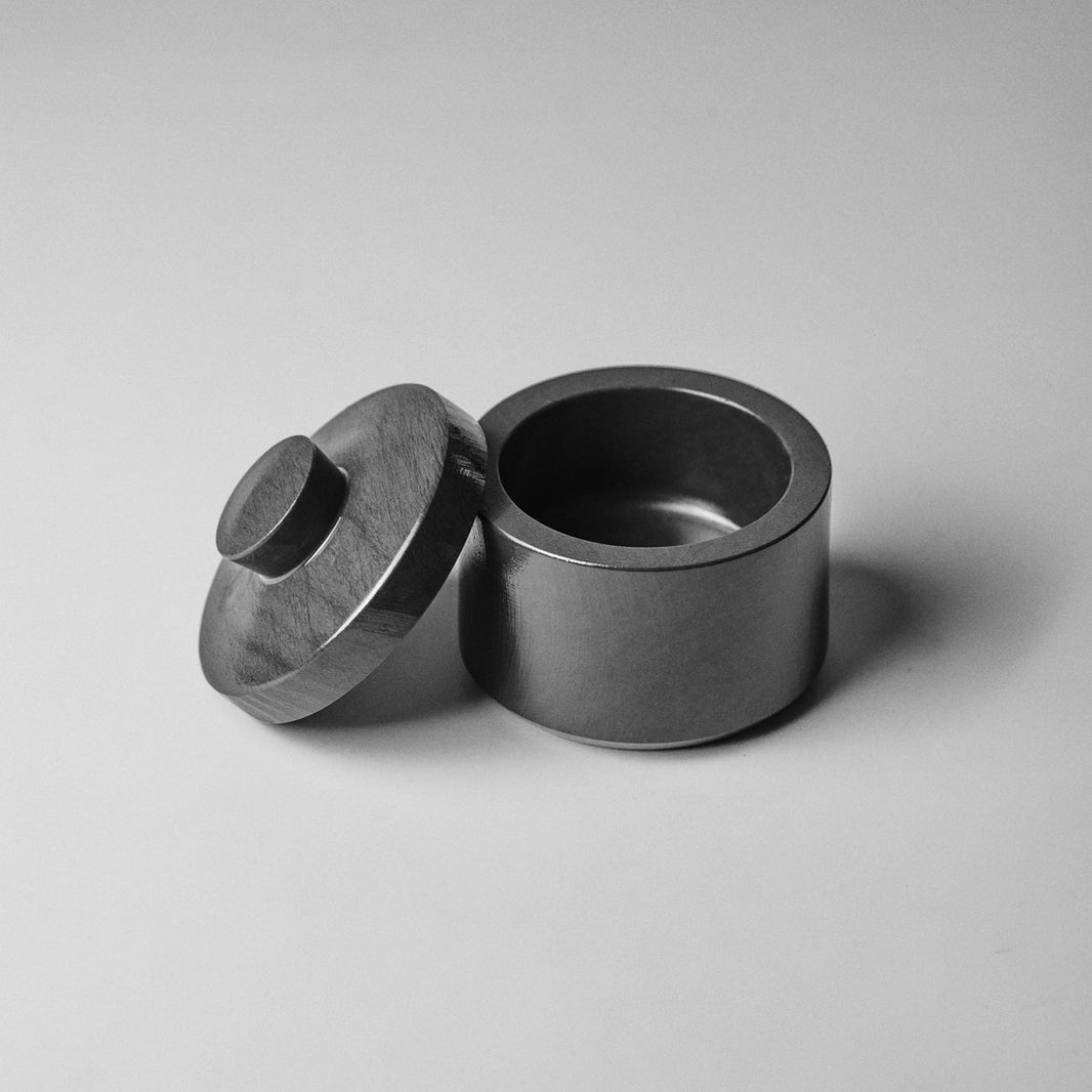 Shen inkstone, small, old-fashioned inkstone, with case