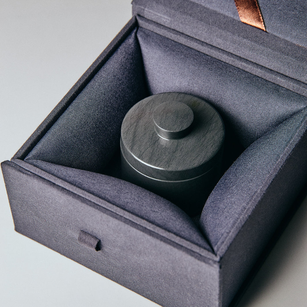 Shen inkstone, small, old-fashioned inkstone, with case