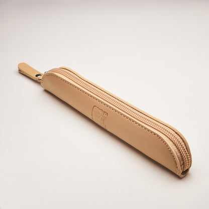 篆刻刀 印刀 角型 革巻き 両刃 1mm タングステン鋼製 職人手作り