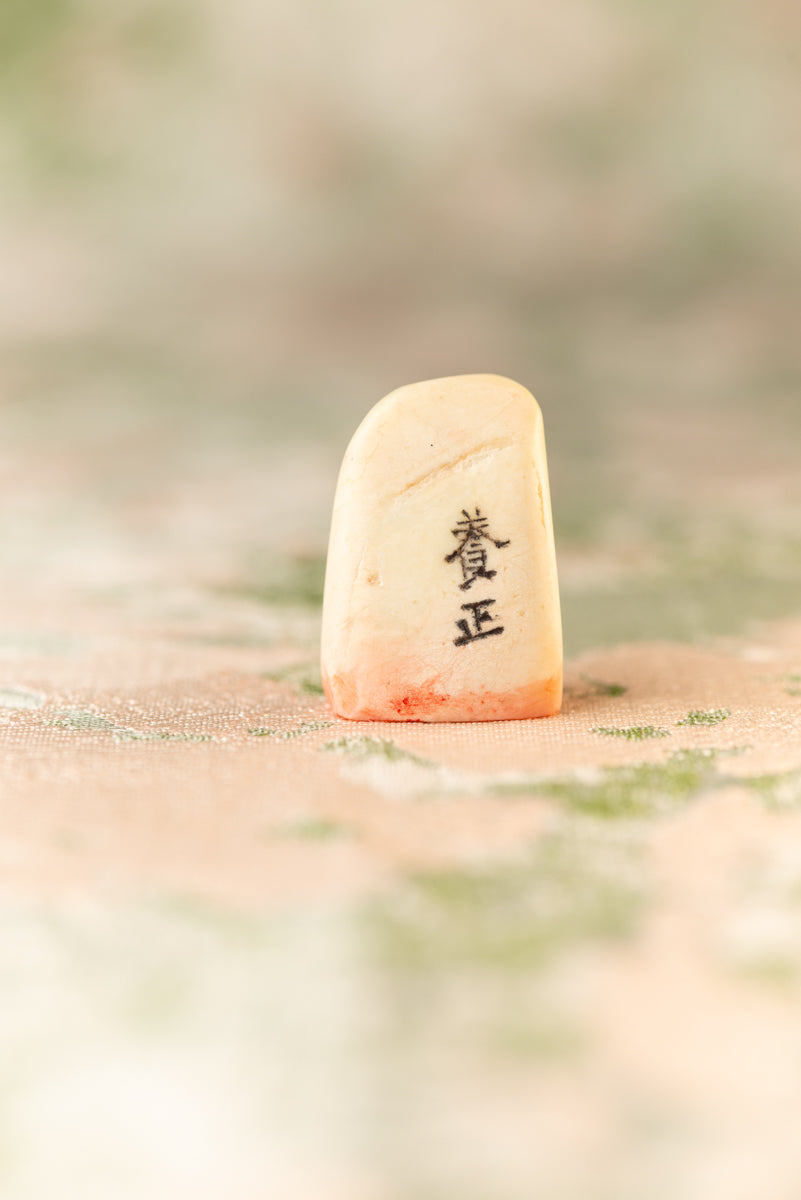 【養正】 篆刻作品 手作り 落款印 雅印 遊印 朱文の二文字印 印影